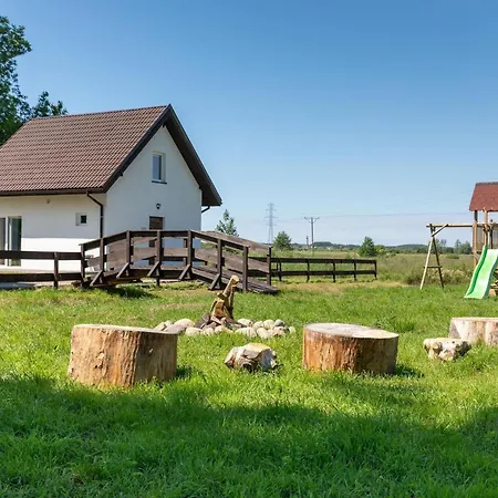 Brick House In L Dzin Near Dutch Windmill * Ledzin