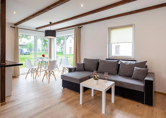 Brick House In L Dzin Near Dutch Windmill Ledzin