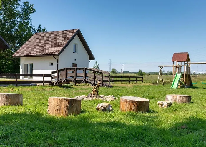 Brick House In L Dzin Near Dutch Windmill * Ledzin